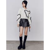 ギャザーハートニット | EMODA | 詳細画像19 