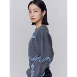 ギャザーハートニット | EMODA | 詳細画像9 