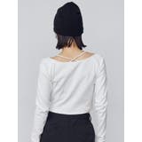 2WAYストリングリブトップス | EMODA | 詳細画像10 