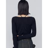 2WAYストリングリブトップス | EMODA | 詳細画像3 