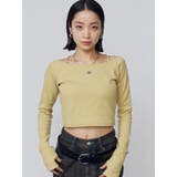 イエロー | 2WAYストリングリブトップス | EMODA