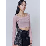 シアーベロアプレートクロップトップ | EMODA | 詳細画像13