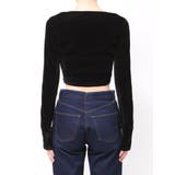 シアーベロアプレートクロップトップ | EMODA | 詳細画像20