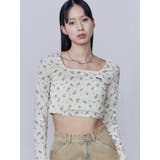 シアーベロアプレートクロップトップ | EMODA | 詳細画像7