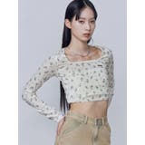 シアーベロアプレートクロップトップ | EMODA | 詳細画像8