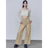 シアーベロアプレートクロップトップ | EMODA | 詳細画像9