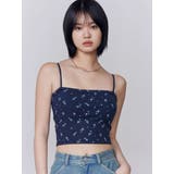 ネイビー | ボックスキャミ | EMODA