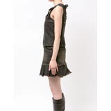 プリーツヘムレイヤードデニムワンピース | EMODA | 詳細画像18 