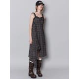 テープフリルアシンメトリーマキシワンピース | EMODA | 詳細画像2