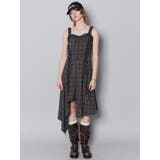 テープフリルアシンメトリーマキシワンピース | EMODA | 詳細画像4