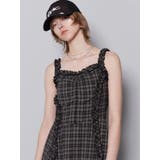 テープフリルアシンメトリーマキシワンピース | EMODA | 詳細画像5