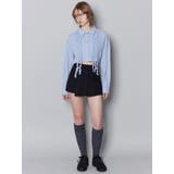 テープフリルワイドショートシャツ | EMODA | 詳細画像7 