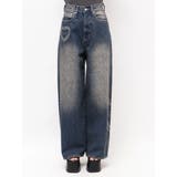 レースグラフィックルーズデニム | EMODA | 詳細画像12