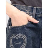 レースグラフィックルーズデニム | EMODA | 詳細画像17