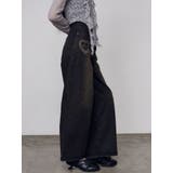 レースグラフィックルーズデニム | EMODA | 詳細画像3