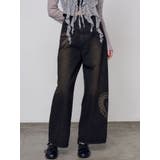 レースグラフィックルーズデニム | EMODA | 詳細画像4