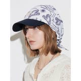 ホワイト | 2トーンスカーフキャップ | EMODA