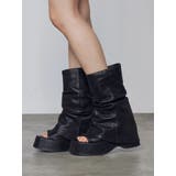 ウェッジヒールカバーサンダル | EMODA | 詳細画像4 