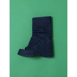 ブルー | ウェッジヒールカバーサンダル | EMODA