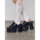 プランプヒールサンダル | EMODA | 詳細画像4 