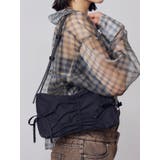 ギャザーリボンナイロンバッグ | EMODA | 詳細画像2