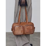 ブラウン | クリアポケットショルダーバッグ | EMODA