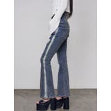 ハートダメージハイウエストフレアパギンス | EMODA | 詳細画像5