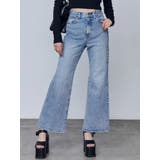 ミニマルジャストウエストフレアデニム | EMODA | 詳細画像1 