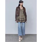 ミニマルジャストウエストフレアデニム | EMODA | 詳細画像20 