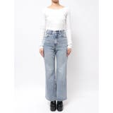 ミニマルジャストウエストフレアデニム | EMODA | 詳細画像30 