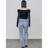 ミニマルジャストウエストフレアデニム | EMODA | 詳細画像9 