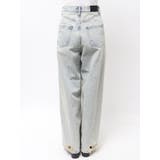 バルキーワイドハイウエストクラッシュジーンズ | EMODA | 詳細画像33 