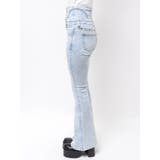 ドットラインハイウエストフレアパギンス | EMODA | 詳細画像13 