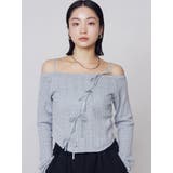 ホールリボン2WAYニット | EMODA | 詳細画像2 