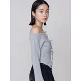 ホールリボン2WAYニット | EMODA | 詳細画像3 