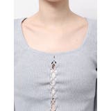 フロントレースアップフィットニット | EMODA | 詳細画像22