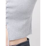 フロントレースアップフィットニット | EMODA | 詳細画像24