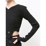 ワイドクロスクロップドニット | EMODA | 詳細画像10 