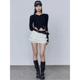 ワイドクロスクロップドニット | EMODA | 詳細画像4 