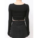 ワイドクロスクロップドニット | EMODA | 詳細画像8 