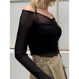 ストラップシアートップス | EMODA | 詳細画像6 