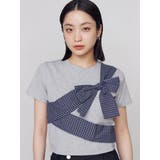 リボンテープTシャツ | EMODA | 詳細画像14 
