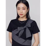 リボンテープTシャツ | EMODA | 詳細画像6 