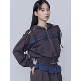 カットアウトリボンフーディ | EMODA | 詳細画像18