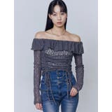 オフショルダーギャザートップ | EMODA | 詳細画像15 