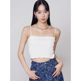 シャーリングクロップキャミソール | EMODA | 詳細画像13 