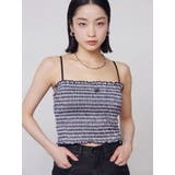 ライトミックス | シャーリングクロップキャミソール | EMODA