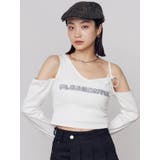レイヤードロゴロングスリーブTシャツ | EMODA | 詳細画像14 