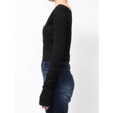 ロゴパッチクロップドロンT | EMODA | 詳細画像4 