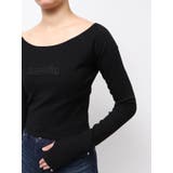 ロゴパッチクロップドロンT | EMODA | 詳細画像7 